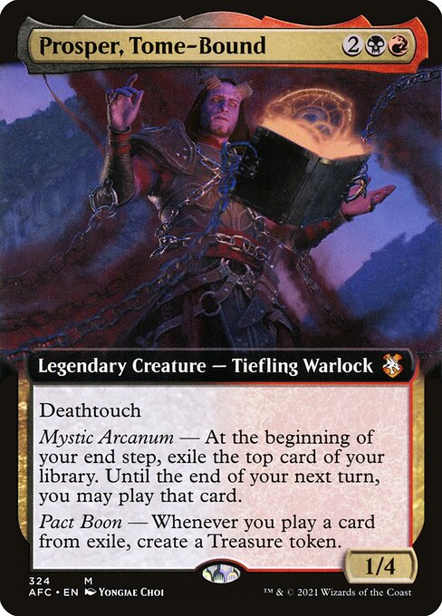 Prosper, Tome-Bound (324) - EXTENDED ART - Forgotten Realms Commander - Game On