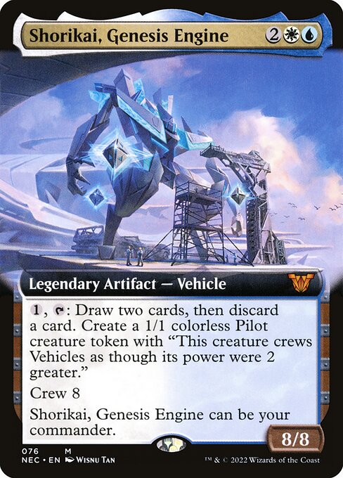 Shorikai, Genesis Engine (76) - EXTENDED ART - Neon Dynasty Commander - Game On