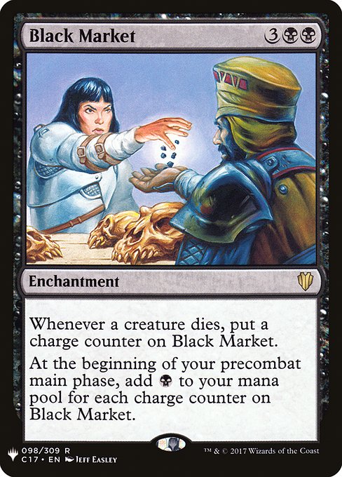 Black Market (C17-98) - The List - Game On