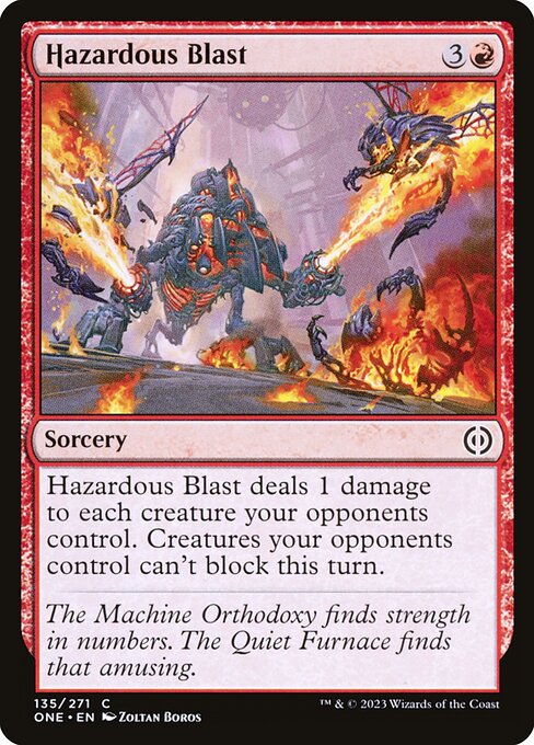 Hazardous Blast (135) - Phyrexia: All Will Be One - Game On