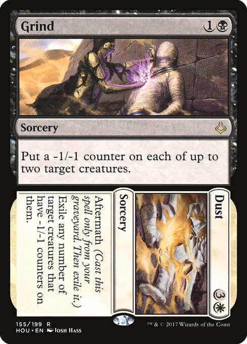 Grind // Dust (155) (Foil) - Hour of Devastation - Game On