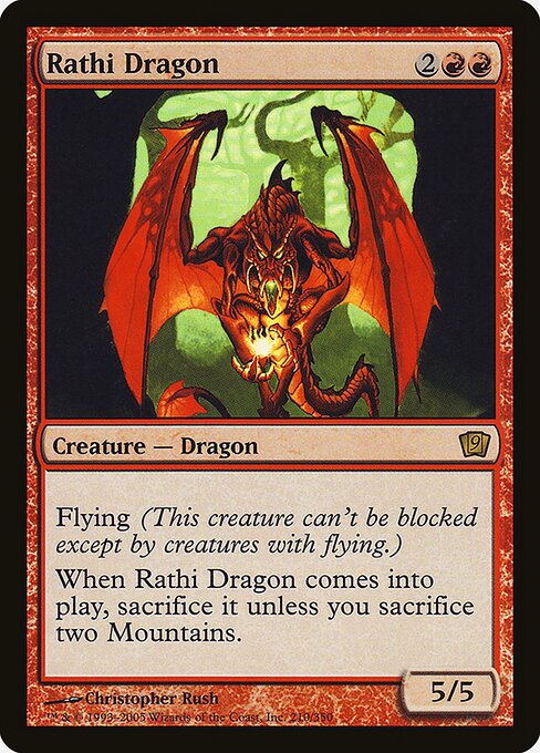 Rathi Dragon (210★) - Ninth Edition - Game On