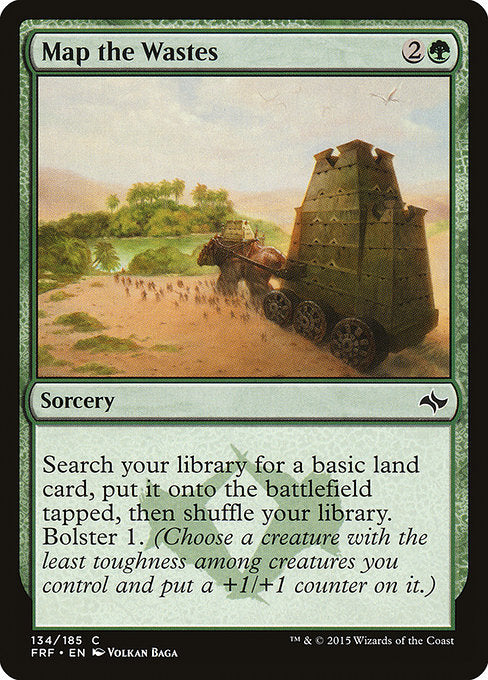 Map the Wastes (134) (Foil) - Fate Reforged - Game On