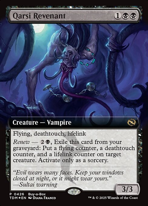 Qarsi Revenant (426) - EXTENDED ART (Foil) - Tarkir: Dragonstorm - Game On