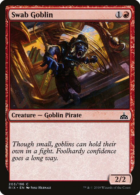 Swab Goblin (203) - Rivals of Ixalan - Game On