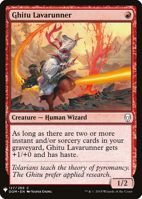 Ghitu Lavarunner (DOM-127) - The List - Game On