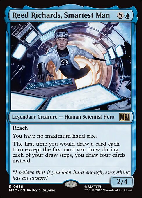 Reed Richards, Smartest Man (636) - Marvel Super Heroes Commander - Game On