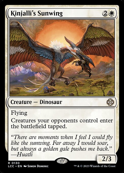 Kinjalli's Sunwing (130) - The Lost Caverns of Ixalan Commander - Game On