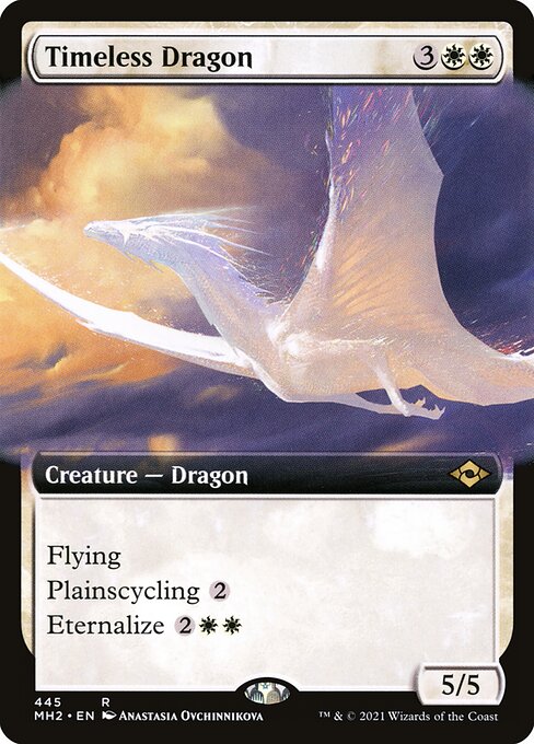 Timeless Dragon (445) - EXTENDED ART - Modern Horizons 2 - Game On