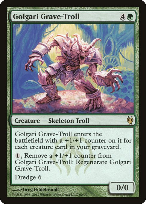 Golgari Grave-Troll (60) - Duel Decks: Izzet vs. Golgari - Game On