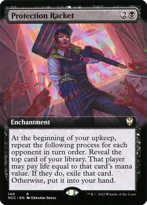 Protection Racket (140) - EXTENDED ART - New Capenna Commander - Game On