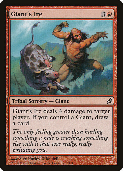 Giant's Ire (170) - Lorwyn - Game On