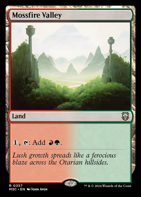 Mossfire Valley (357) - Modern Horizons 3 Commander - Game On
