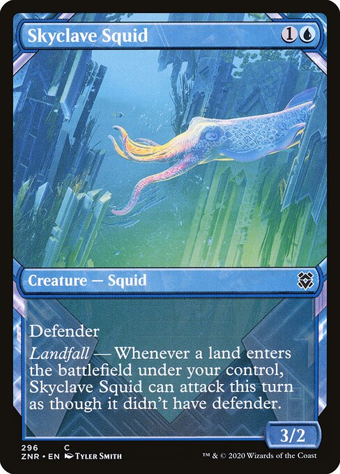 Skyclave Squid (296) - SHOWCASE - Zendikar Rising - Game On