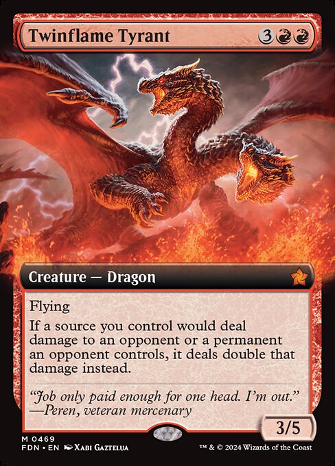 Twinflame Tyrant (469) - EXTENDED ART - Foundations - Game On