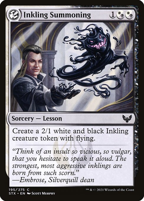 Inkling Summoning (195) (Foil) - Strixhaven: School of Mages - Game On