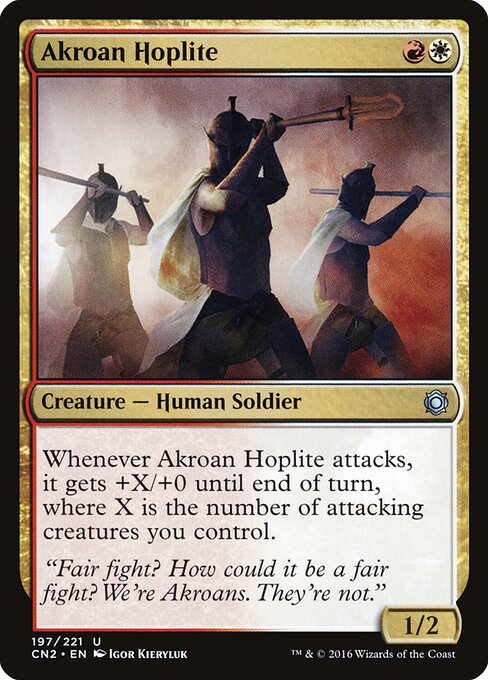 Akroan Hoplite (197) - Conspiracy: Take the Crown - Game On