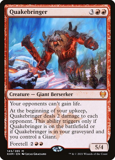 Quakebringer (145p) - Kaldheim Promos - Game On