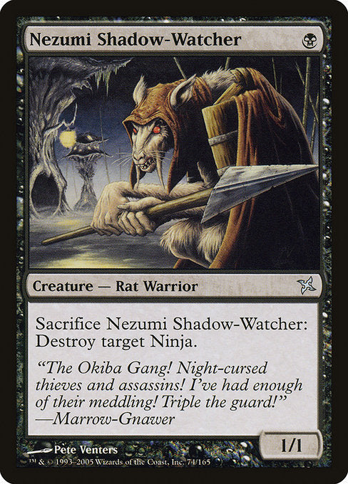 Nezumi Shadow-Watcher (74) - Betrayers of Kamigawa - Game On