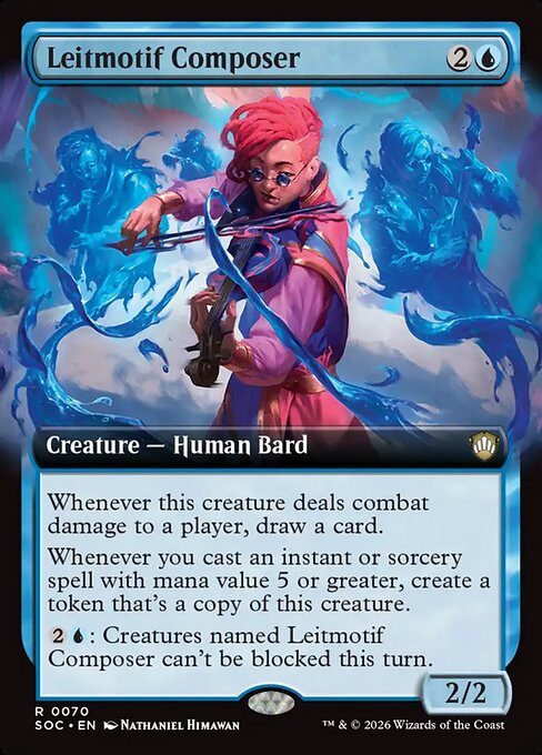 Leitmotif Composer (70) - EXTENDED ART - Secrets of Strixhaven Commander - Game On