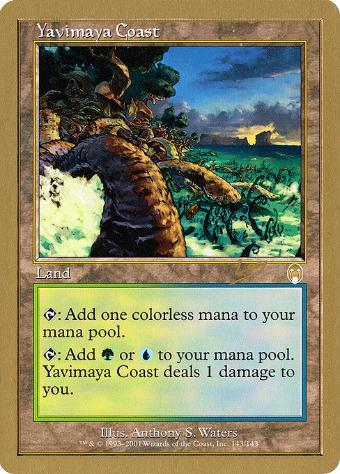 Yavimaya Coast (rl143) - World Championship Decks 2002 - Game On