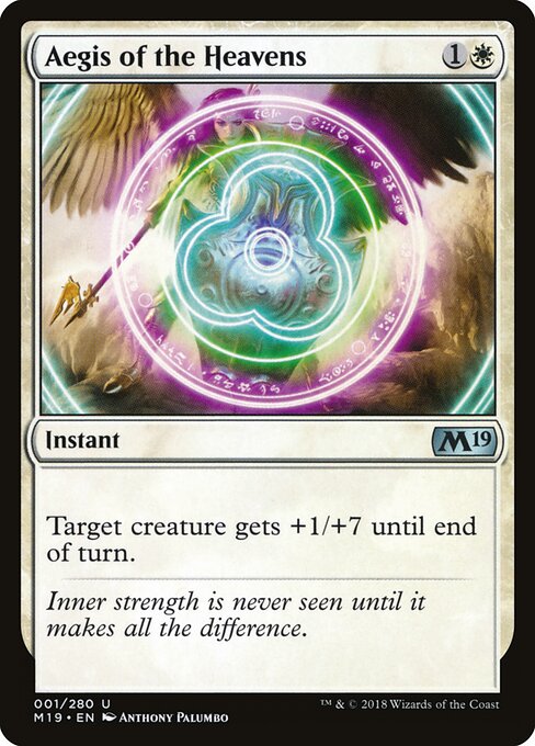 Aegis of the Heavens (1) - Core Set 2019 - Game On