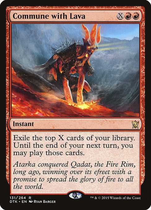Commune with Lava (131) - Dragons of Tarkir - Game On