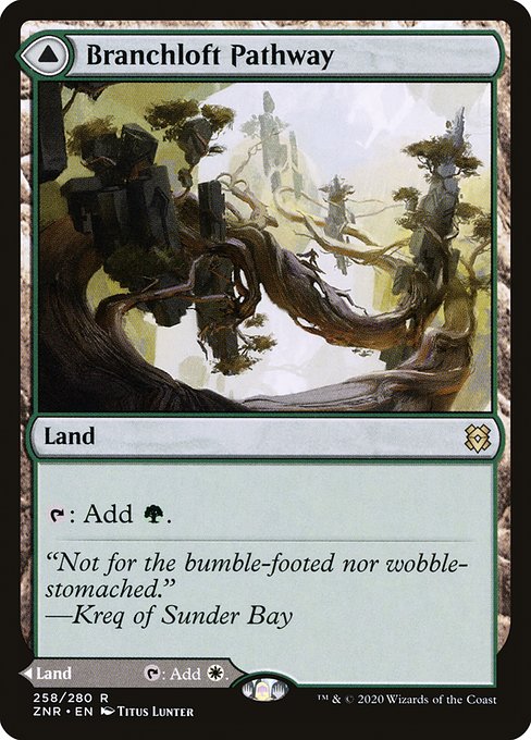 Branchloft Pathway // Boulderloft Pathway (258) - Zendikar Rising - Game On