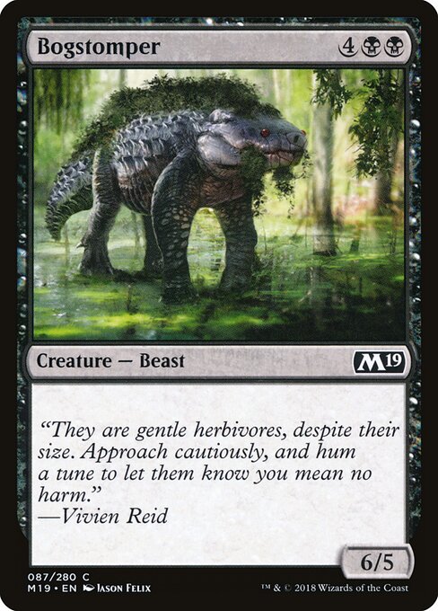 Bogstomper (87) (Foil) - Core Set 2019 - Game On