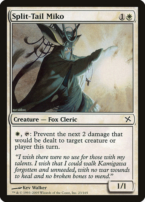 Split-Tail Miko (23) (Foil) - Betrayers of Kamigawa - Game On