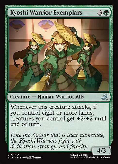 Kyoshi Warrior Exemplars (140) (Foil) - Avatar: The Last Airbender Eternal - Game On