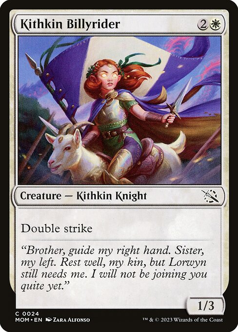 Kithkin Billyrider (24) (Foil) - March of the Machine - Game On