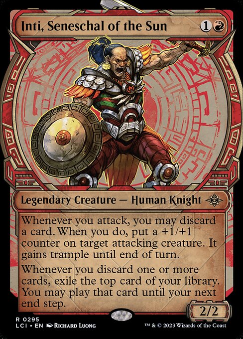 Inti, Seneschal of the Sun (295) - SHOWCASE (Foil) - The Lost Caverns of Ixalan - Game On