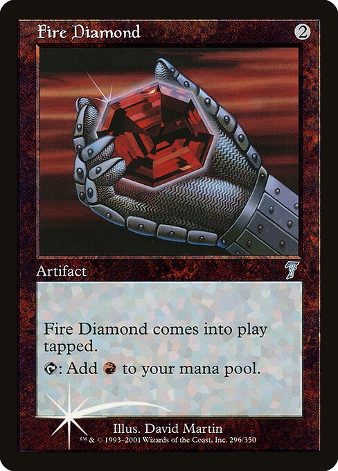 Fire Diamond (296★) - Seventh Edition - Game On
