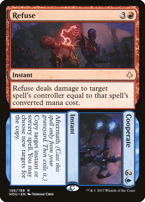 Refuse // Cooperate (156) (Foil) - Hour of Devastation - Game On