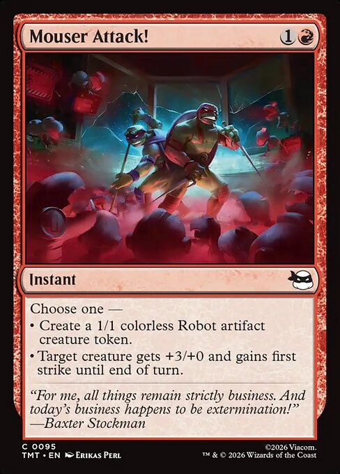 Mouser Attack! (95) (Foil) - Teenage Mutant Ninja Turtles - Game On