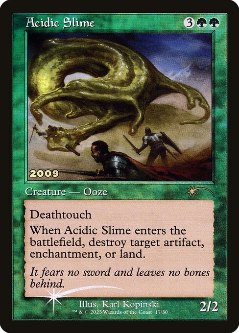 Acidic Slime (17) (Foil) - 30th Anniversary Play Promos - Game On