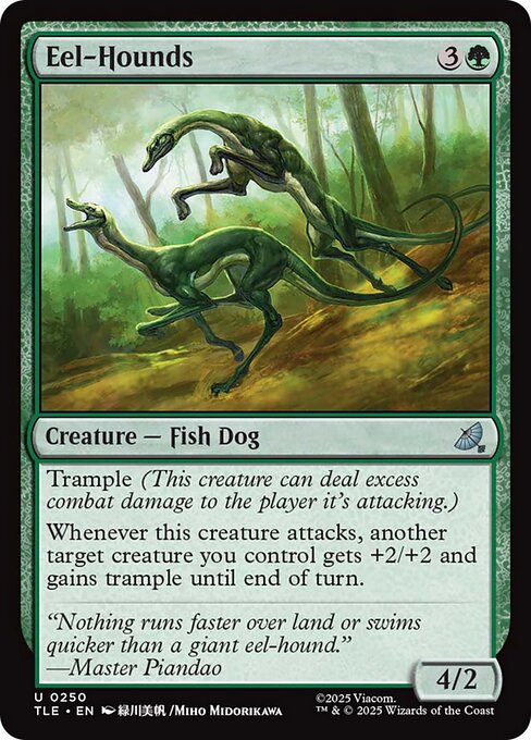 Eel-Hounds (250) (Foil) - Avatar: The Last Airbender Eternal - Game On