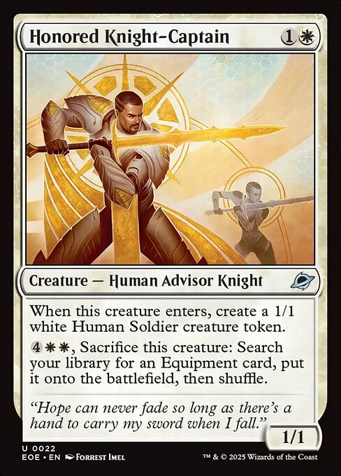 Honored Knight-Captain (22) - Edge of Eternities - Game On