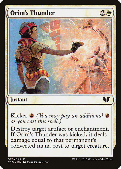 Orim's Thunder (78) - Commander 2015 - Game On