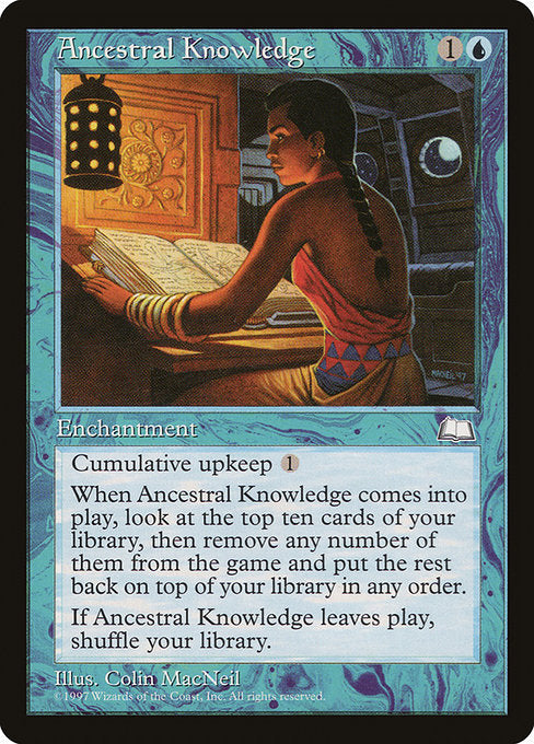 Ancestral Knowledge (32) - Weatherlight - Game On