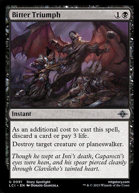 Bitter Triumph (91) (Foil) - The Lost Caverns of Ixalan - Game On
