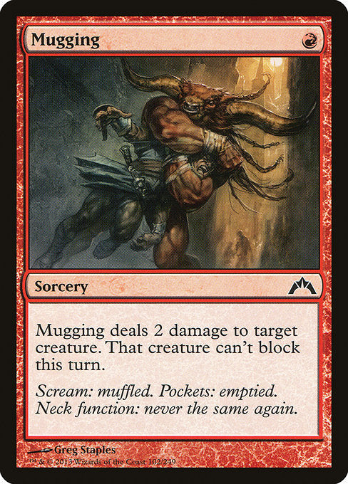 Mugging (102) (Foil) - Gatecrash - Game On