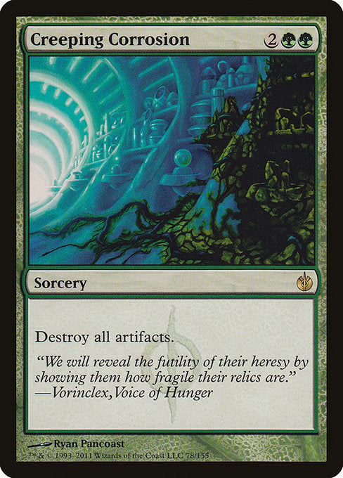 Creeping Corrosion (78) - Mirrodin Besieged - Game On