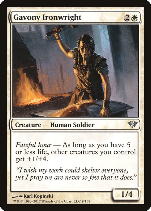 Gavony Ironwright (9) (Foil) - Dark Ascension - Game On