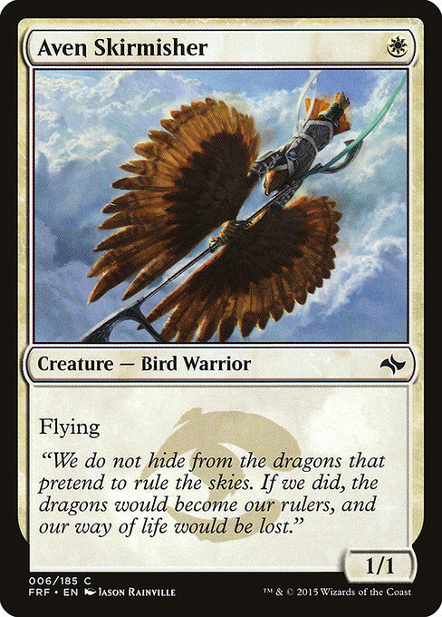 Aven Skirmisher (6) (Foil) - Fate Reforged - Game On