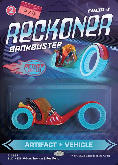 Reckoner Bankbuster // Reckoner Bankbuster (1967) - BORDERLESS - FULL ART - Secret Lair Drop - Game On