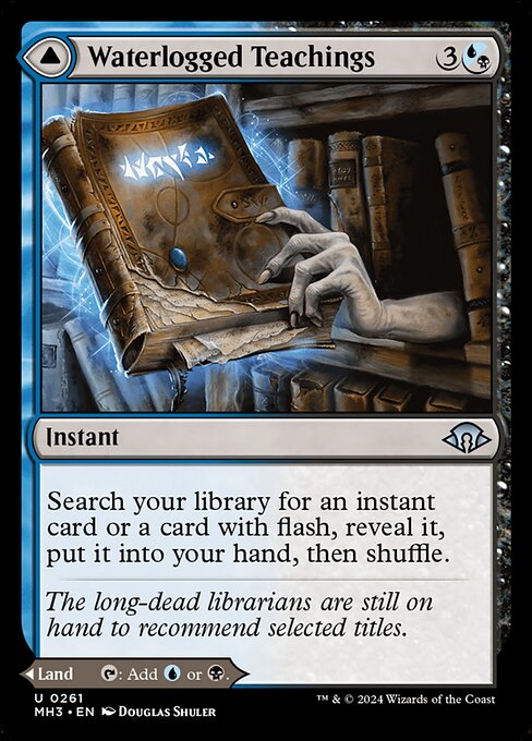 Waterlogged Teachings // Inundated Archive (261) (Foil) - Modern Horizons 3 - Game On