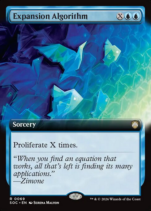 Expansion Algorithm (69) - EXTENDED ART - Secrets of Strixhaven Commander - Game On