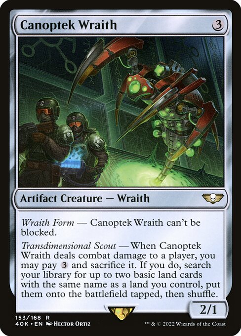 Canoptek Wraith (153) - Warhammer 40,000 Commander - Game On